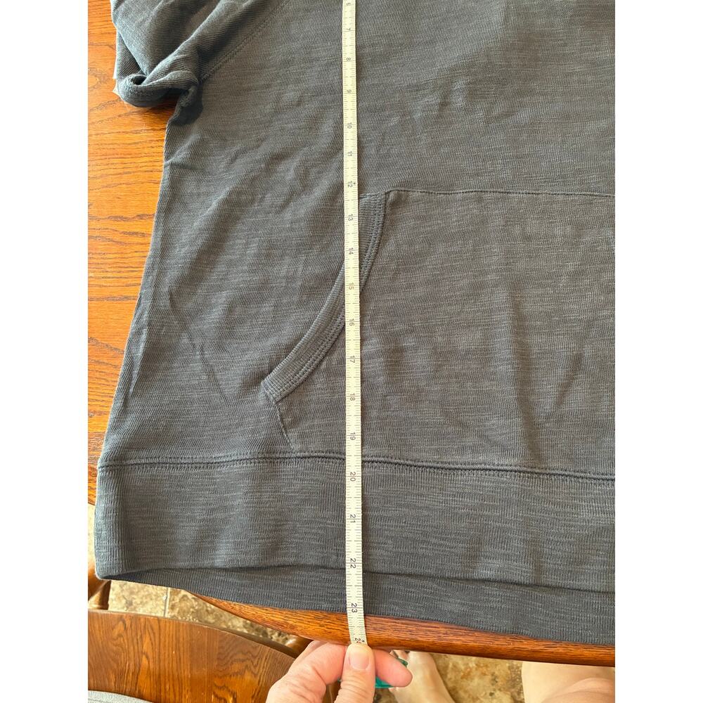 Faherty Sunwashed Organic Hoodie Gray Women's Small - Picture 9 of 9